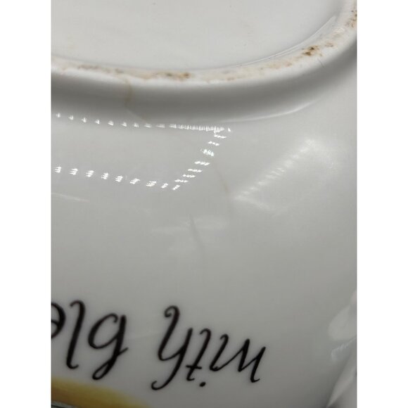 "My Cup Overflows with Blessings" Ceramic Teapot 6" - Picture 11 of 11